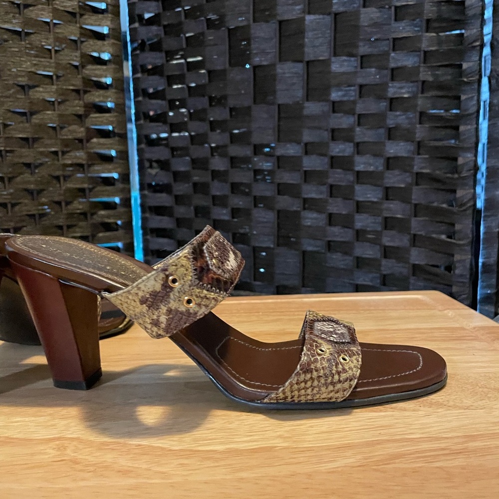 Antonio Melani “Snake” Embossed Leather